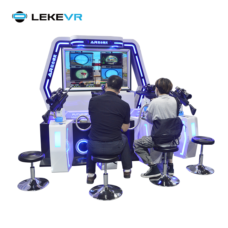 LEKE VR AR Sniper Elite Machine de jeux de tir multijoueur Machine de réalité virtuelle Them Park Arcade 
