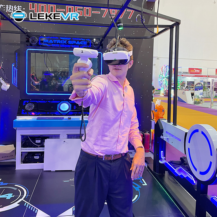 LEKE VR Matrix Space 4 joueurs Zombie Games Escape Room Arcade Machine Vr Simulator